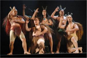 Image of Mana Whenua - Group Haka. 