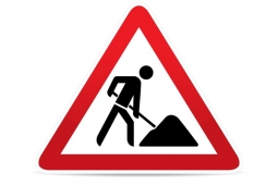 Road Works sign